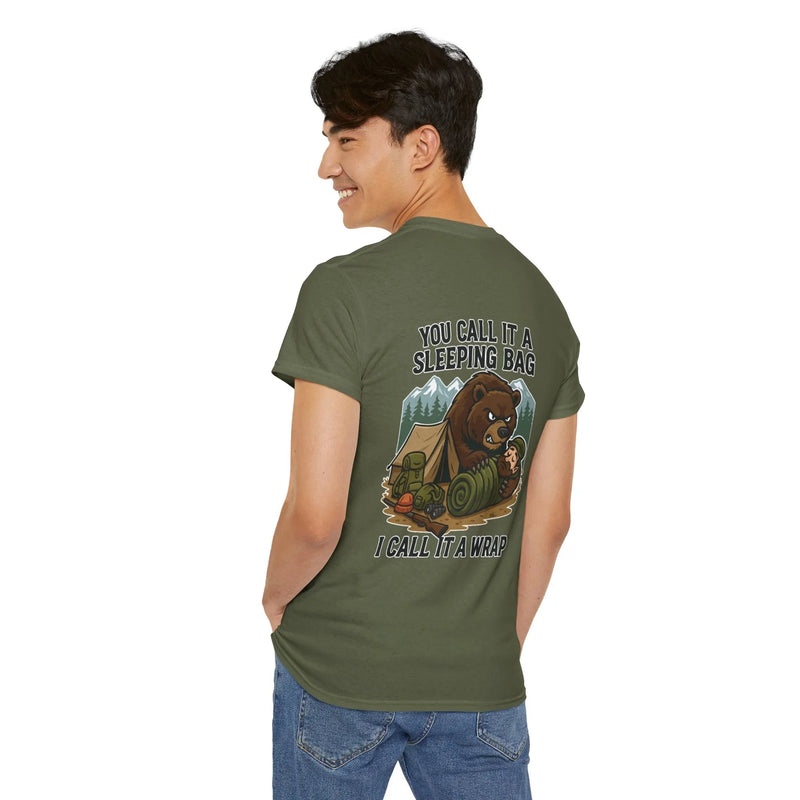 Hunter Humor You Call It A Sleeping Bag I Call It A Wrap T-Shirt