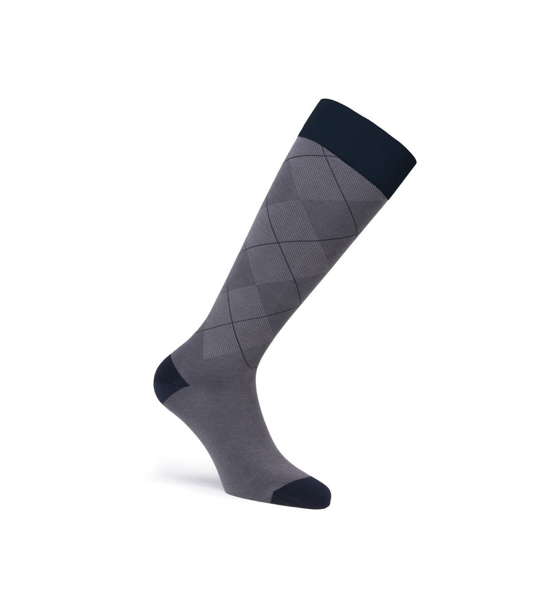 JOBST Casual Pattern Compression Socks 30-40 mmHg, Knee High, Closed Toe, Full Calf Long Length
