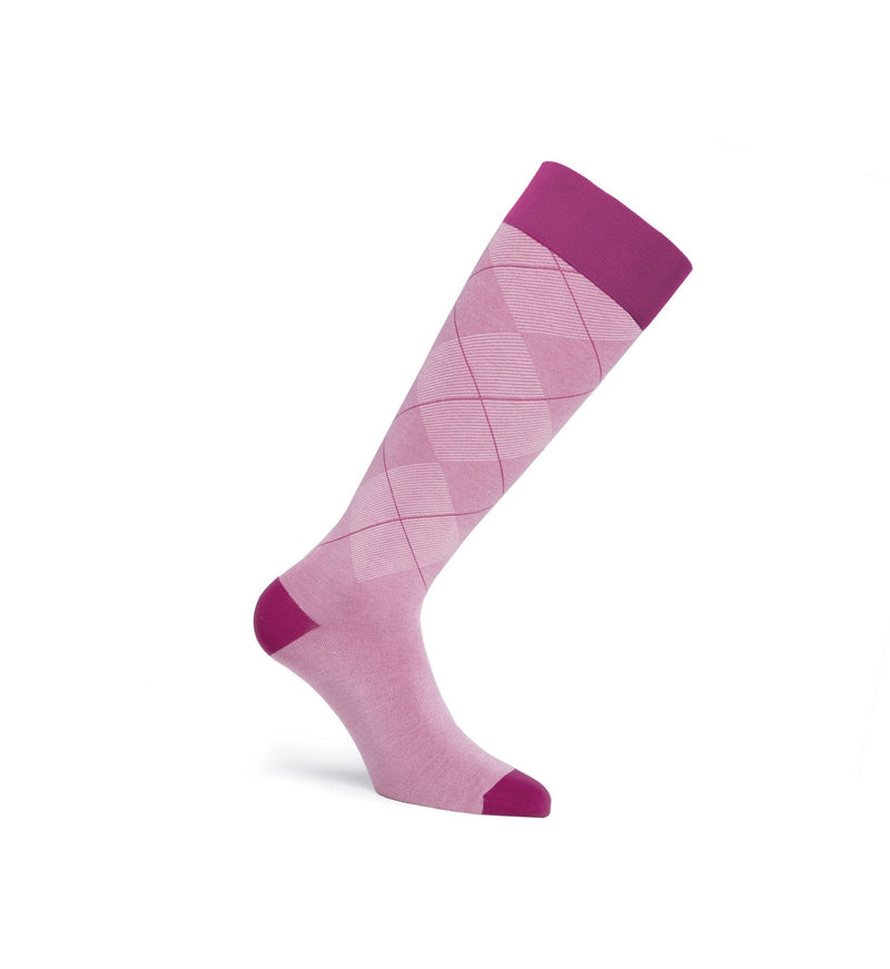 JOBST Casual Pattern Compression Socks 30-40 mmHg, Knee High, Closed Toe
