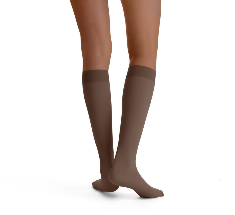 JOBST Opaque Compression Stockings 20-30 mmHg Knee High SoftFit Band Closed Toe