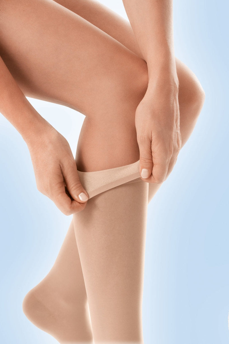 JOBST Opaque Compression Stockings 30-40 mmHg Knee High SoftFit Band Closed Toe Full Calf