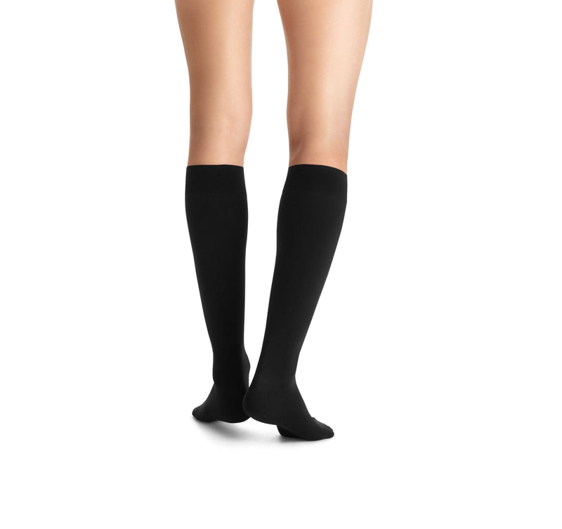 JOBST Opaque Compression Stockings 30-40 mmHg Knee High SoftFit Band Closed Toe Full Calf