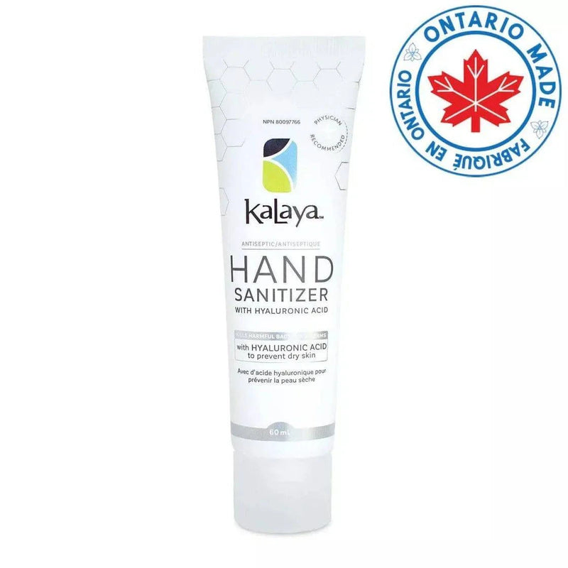 KALAYA HEALTH & WELLNESS Travel Size Hand Sanitizer with Hyaluronic Acid 60ml - Home & Well 