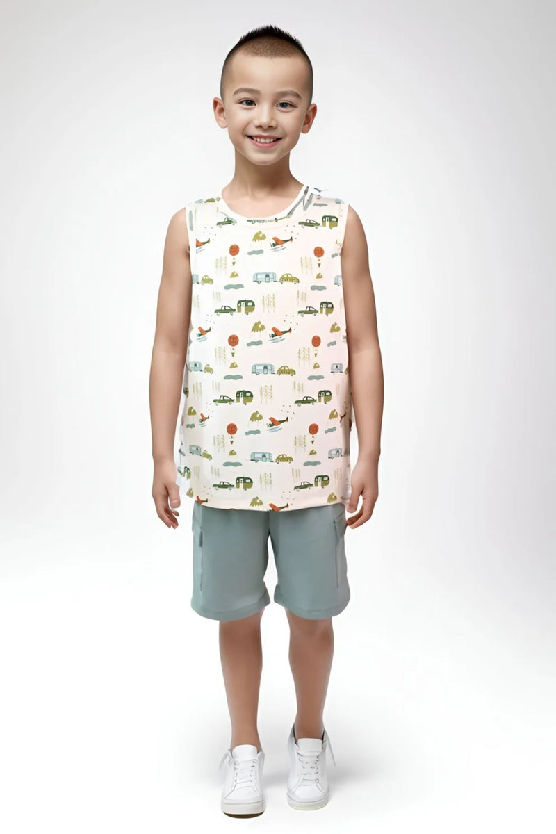 Kids Bamboo Cargo Shorts | Little & Lively