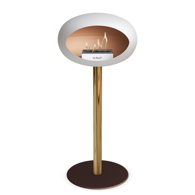 Le Feu Steel High Dome <br>White