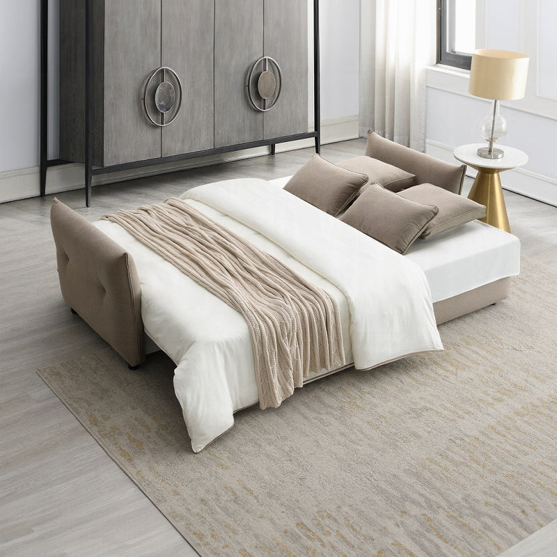 Cais Condo Size Sleeper Sofa w/Storage - Beige