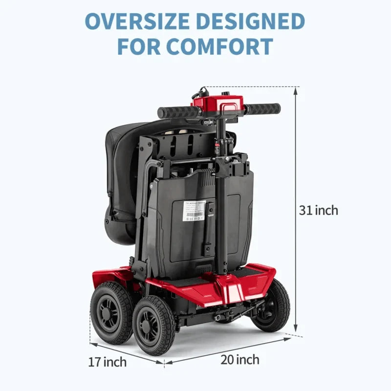 Matrix Lite - Lightweight Foldable Mobility Scooter with Automatic Folding