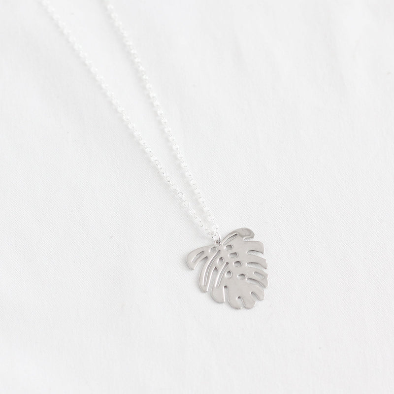 Monstera Leaf Necklace