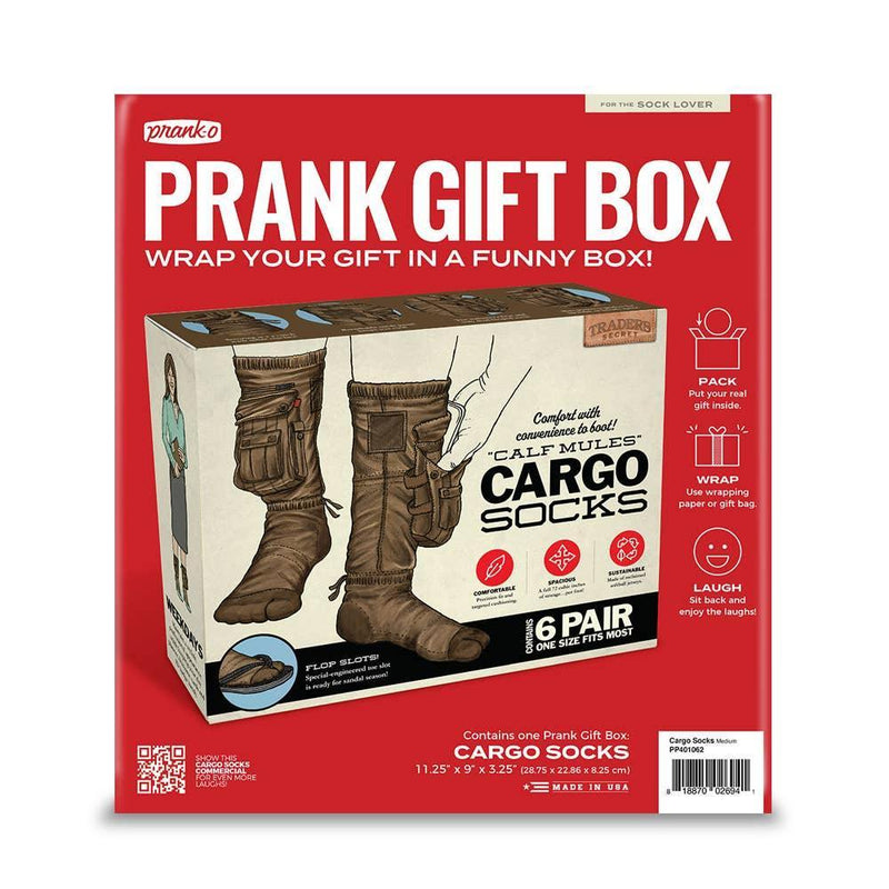 Prank-O - Prank Gift Box Cargo Socks