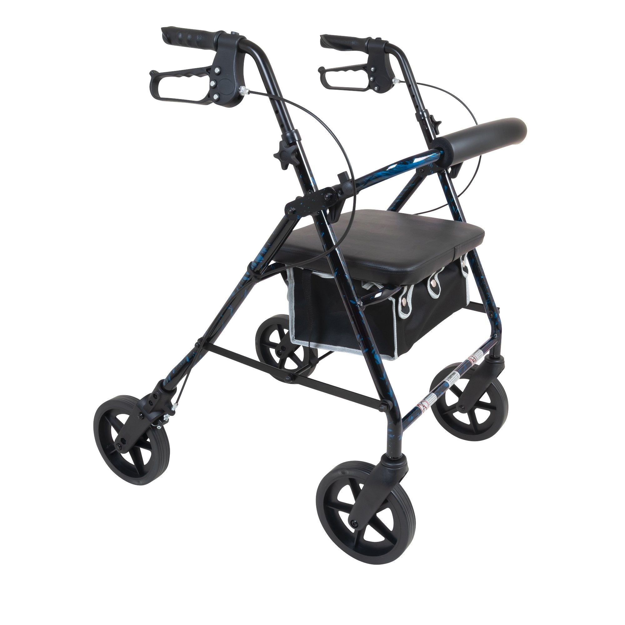 ProBasics Deluxe Aluminum Rollator with 8-inch Wheels — Home & Well