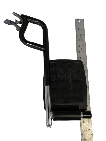 Replacement footrest for Wheelchair - Steel in Black