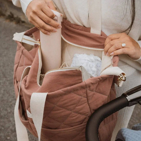 Dans le Sac - Adjustable quilted diaper bag