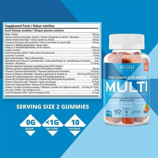 SUKU VITAMINS The Complete Men's Multi - Home & Well 