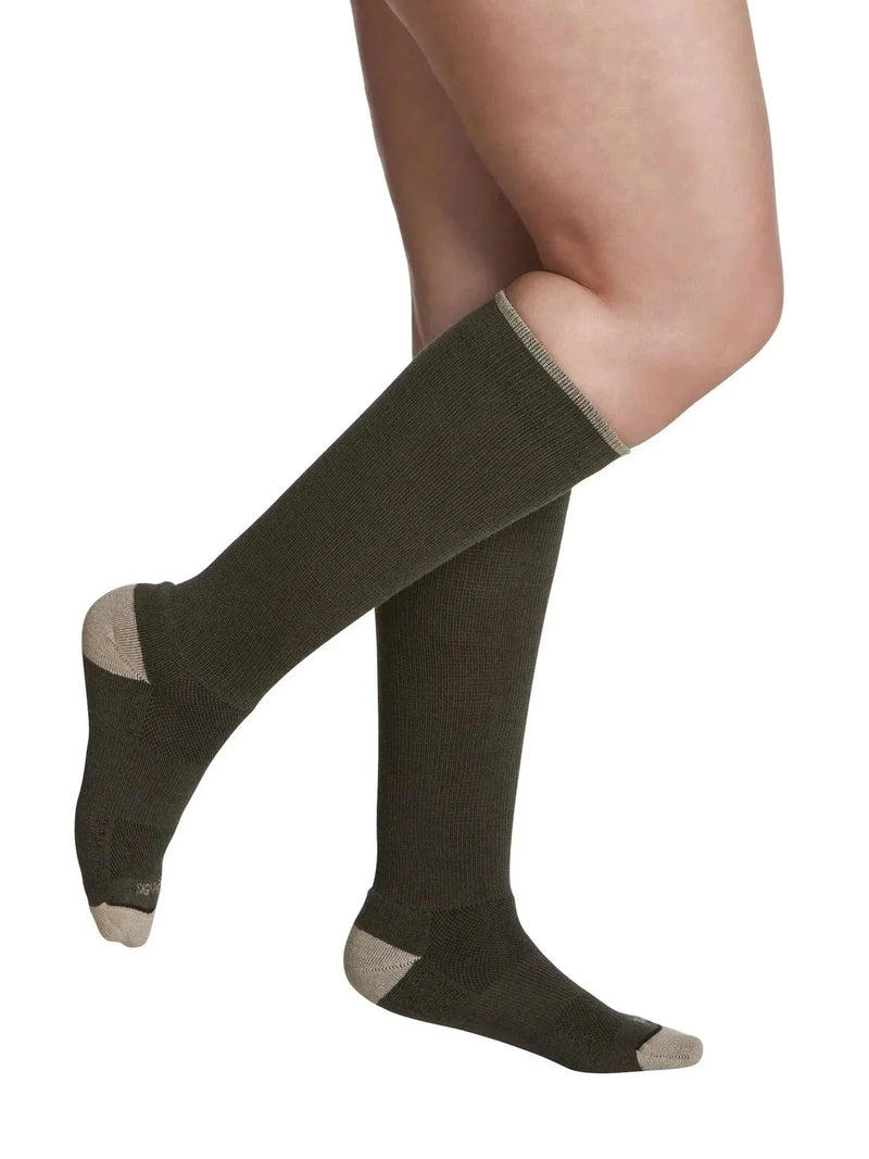 Sigvaris 420 Thermo Wool Compression Socks 20-30 mmHg Calf HIgh for Unisex Closed Toe