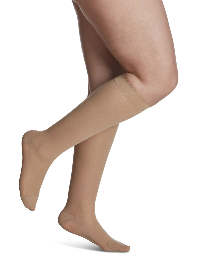 Sigvaris 780 Sheer Compression Socks 20-30 mmHg Calf High for Women Closed Toe
