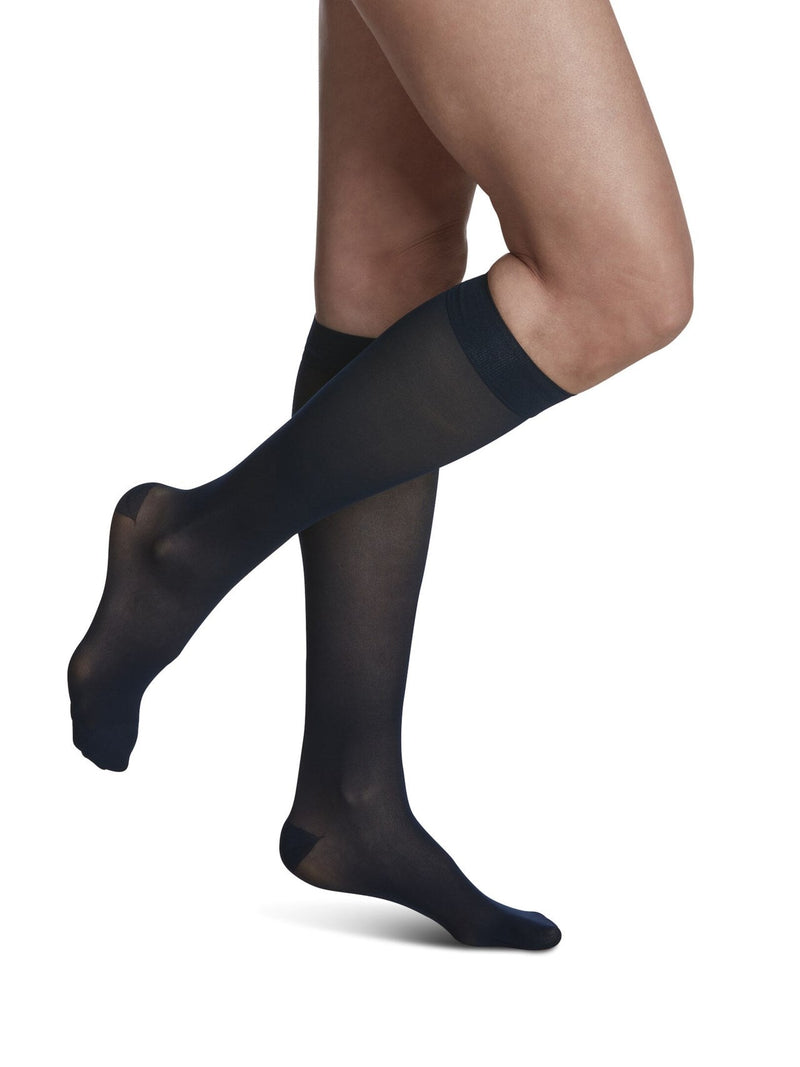 Sigvaris 780 Sheer Compression Socks 20-30 mmHg Calf High for Women Closed Toe