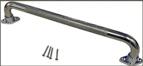 Stainless steel Grab bar c/w rotating flange