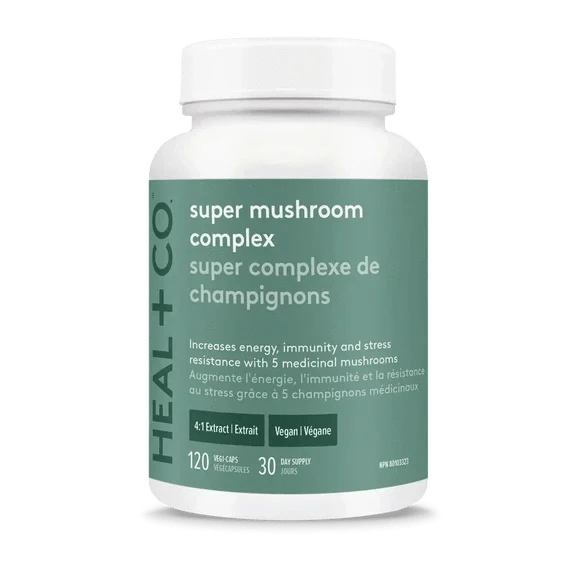 HEAL + CO. Super Mushroom Complex (4:1) 500mg - Home & Well