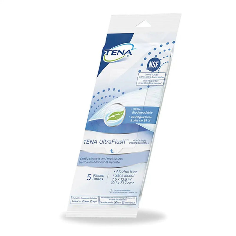 TENA® UltraFlush™ Washcloth
