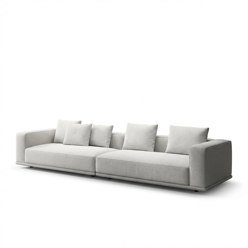 The Nordic Cotton and Linen Fabric Sofa