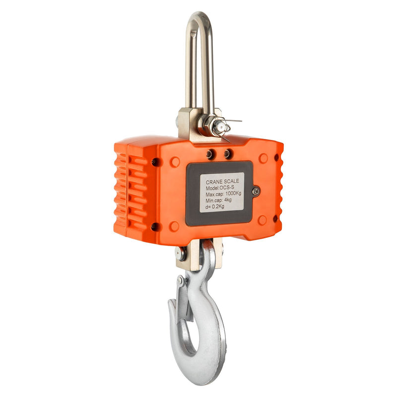 1000KG 2200LBS Aluminum Digital Crane Scale heavy Duty Hanging Scale