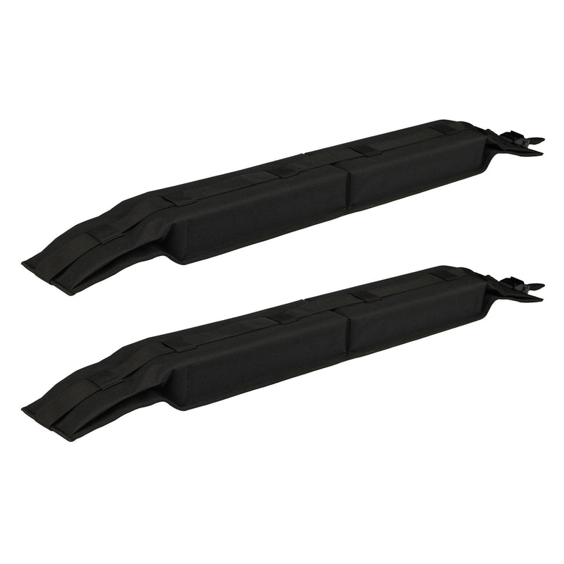 VEVOR Soft Roof Rack Pads, 31.5" Universal Car Roof Rack Pad, 176LBS Load Capacity Luggage Kayak Carrier with 4 Tie-Down Straps,  2 Quick Loop Straps & Storage Bag for SUP Canoe Snowboard Paddle Board