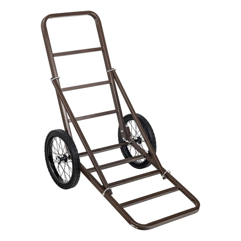 VEVOR Folding Deer Cart Game Hauler Utility Gear Dolly 300 LBS Capacity