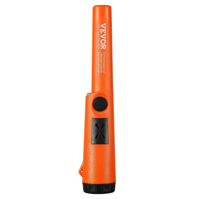 VEVOR Metal Detector Pinpointer, Partial Waterproof Handheld Pin Pointer Wand, 1.96" Detection Depth, 3 Modes, Treasure Hunting Probe with Holster, Waterproof Bag and 9V Battery, for Adults and Kids