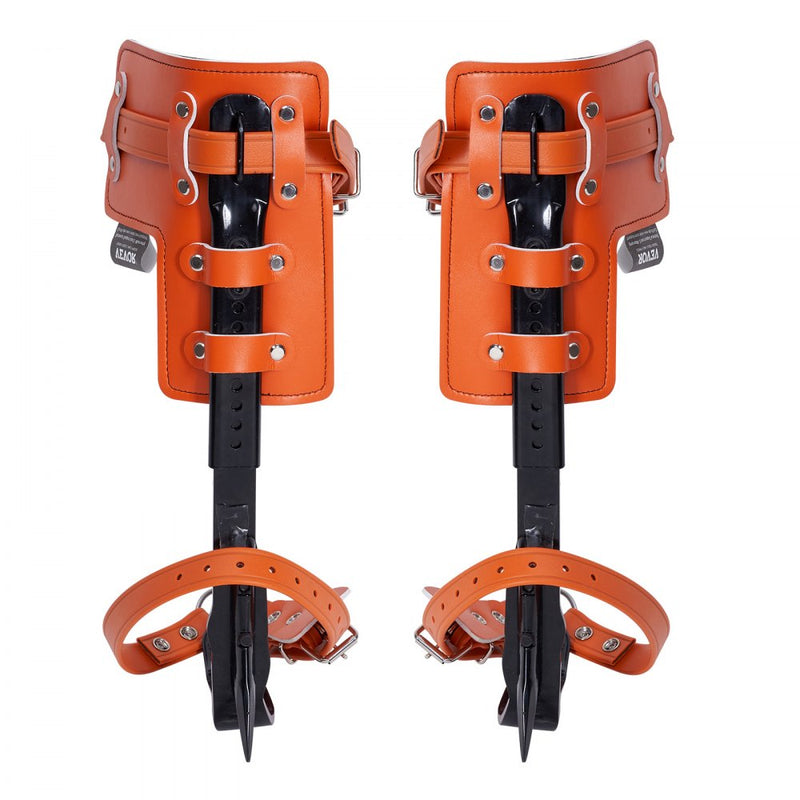VEVOR Tree Climbing Spikes Climbing Spurs Alloy Steel Arborist Equipment Orange
