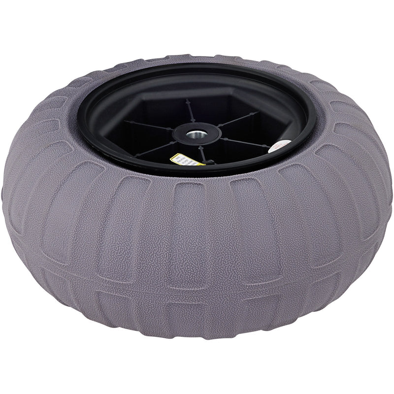 VEVOR Beach Balloon Wheels, 15.7" Replacement Sand Tires, TPU Cart Tires for Kayak Dolly, Canoe Cart and Buggy w/ Free Air Pump, 2-Pack