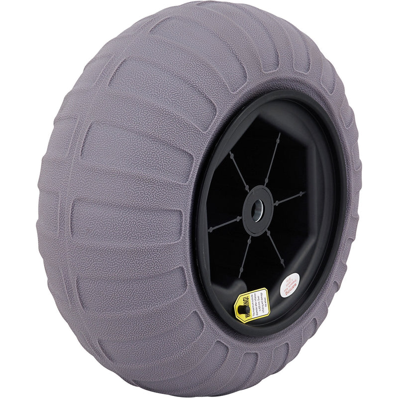 VEVOR Beach Balloon Wheels, 15.7" Replacement Sand Tires, TPU Cart Tires for Kayak Dolly, Canoe Cart and Buggy w/ Free Air Pump, 2-Pack