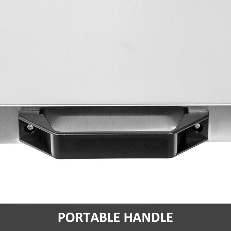 VEVOR 1100Lbs x 0.2Lbs Digital Livestock Scale Large Pet Vet Scale Stainless Steel Platform Electronic Postal Shipping Scale Heavy Duty Large Dog Hog Sheep Goat Pig Sheep Scale