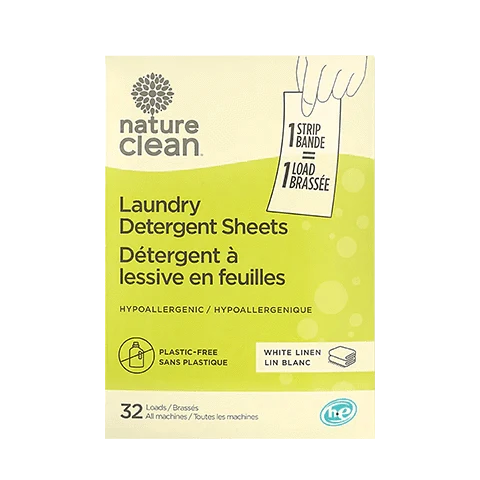 NATURE CLEAN Laundry Detergent Strips Linen