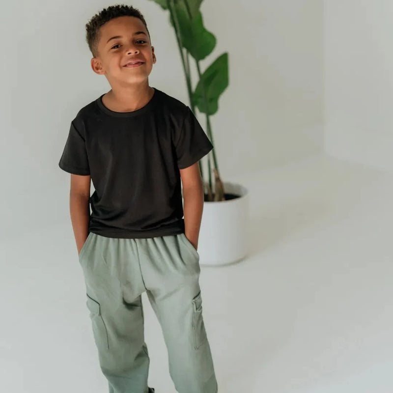 Youth Bamboo Cargo Pants — Last Call