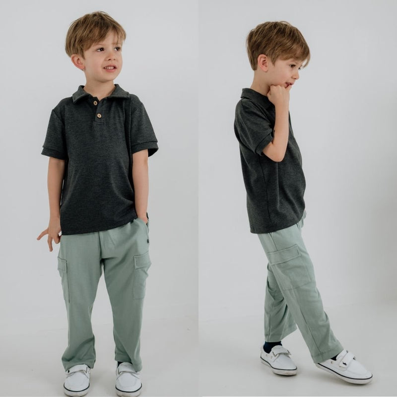 Youth Bamboo Cargo Pants — Last Call
