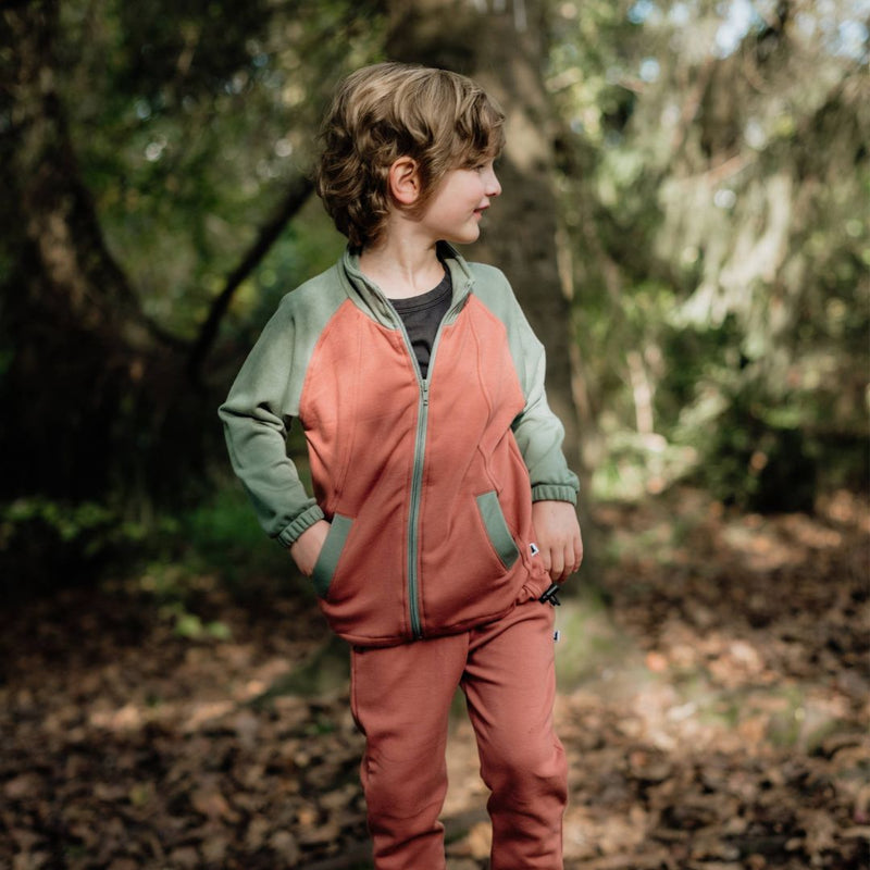 Youth Bamboo Fleece Bomber Jacket — Last Call