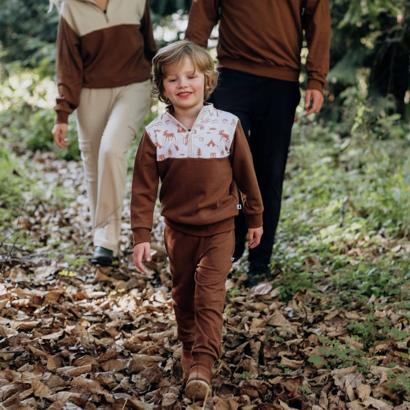 Youth Bamboo Fleece Half Zip — Last Call