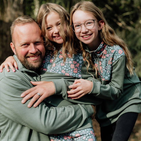 Youth Bamboo Fleece Half Zip — Last Call