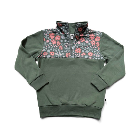 Youth Bamboo Fleece Half Zip — Last Call
