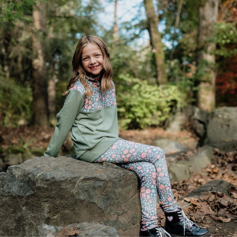 Youth Bamboo Fleece Half Zip — Last Call
