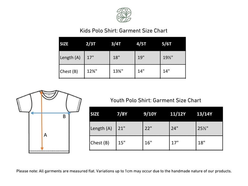 Youth Bamboo Polo Shirt — Last Call