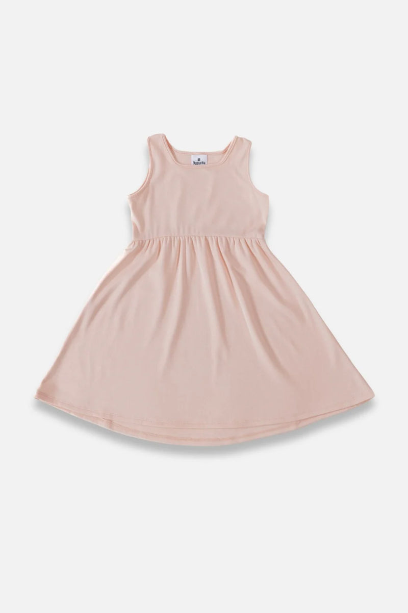 Youth Bamboo Square Blush Tank Dress